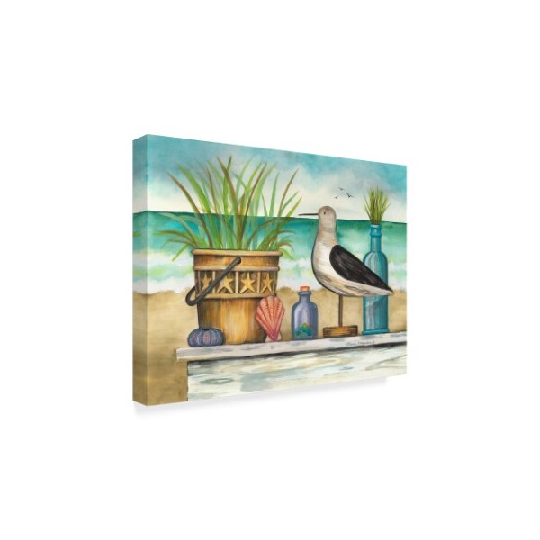 Laurie Korsgaden 'Wooden Seagull' Canvas Art,24x32